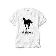 Deftones Pony Beyaz Tişört Beyaz