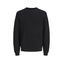 Jack & Jones Jprblaconnor Knıt Crew Neck Siyah
