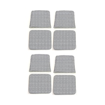 Knsz minder seti 4 lü mazlum talen kumaş oturma ve sırt tel sandalyesi minderi bir arada