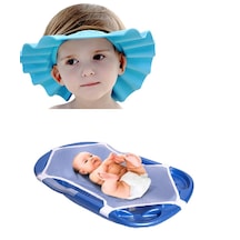 2 Li Set Bebek Banyo Şapkası Bebek Küvet Filesi
