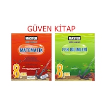 Okyanus Yayınları 8.Sınıf Master Matematik Fen Soru Bankası Seti