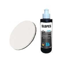 Slopes X6 Glass Compound Çizik  Cam Pastası 250ml+ Keçe S
