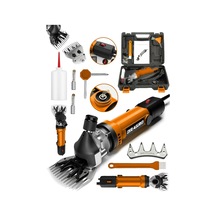 Dragro Alman Drg-4200w Devir Ayarli Bakir Sargili Çelik Şanzuman Koyun Keçi Kirkma Makinesi + 1 Üst Bıçakt
