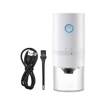 Ganzhoushop Usb Taşınabilir Mini Kahve Elektrikli Çırpıcı Çekirdek Öğütücü Ambition Xk Beyaz