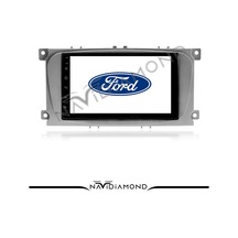 Ford Focus Connect Mondeo 7 İnç Double Teyp Çerçevesi Gri