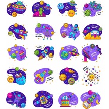 Bilim Sticker Set 2 20 Parça Telefon, Tablet, Defter, Laptop Sticker