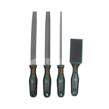 Bosch 200 Mm 3 Lü Metal Eğe Seti 8" Orta Diş + Eğe Fırçası 1600a034gm