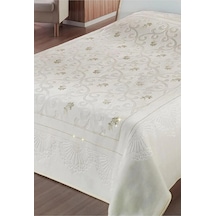 Pırıltı Çift Kişilik Battaniye-gold Işleme-220x240 Renkli