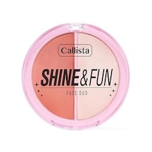 Callista & Fun Face Duo 140 Good Allık & Aydınlatıcı Paleti Açık Ceviz
