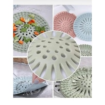 Silikon Lavabo Süzgeci Banyo Ve Mutfak Gider Kapatıcı, Çöp Tutucu Ve Tıkanıklık Önleyici Süzgeç Çok renkli