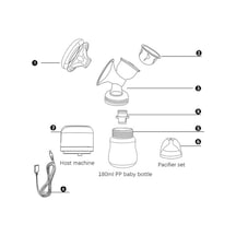 Didadodo Xindoker Elektrikli Göğüs Pompası - 9+1 Ayarlı Emme Seviyesi, Led Ekranlı, Hafif Ve Ergonomik