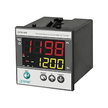 Dtz-96 Dahili Zaman Röleli Sıcaklık Kontrol Cihazı 96 X 96 J,k,s,r,t,pt100 2x4 Dijit 7 Segment