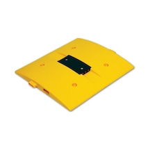 İleri Trafik Kedi Gözlü Hız Kesici Yol Kasisi 50 x 50 x 4.5 CM Siyah - 12112 YK SYH