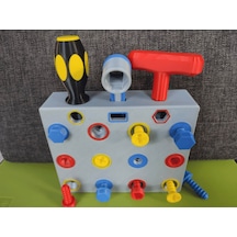 Meydora 3d Çocuk Oyuncak Tamir Tezgahı Eğitici Sök Tak Vidalama Seti 3+ Yaş