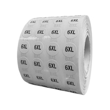 Örenler Plastik 10 Çap Beden Etiketi 5.000'li Rulo 6xl Beyaz