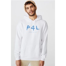 Outer Banks P4l Beyaz Erkek 3ip Kapşonlu Sweatshirt 001