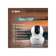 Dahua Dh-h3f Hero H3f 2k - 4mp İç Mekan Wifi 360derece Akıllı Bebek & Güvenlik Kamerası