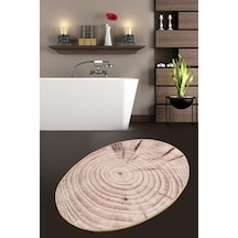 Wood Djt 80X120 Cm Banyo Halısı, Pasas