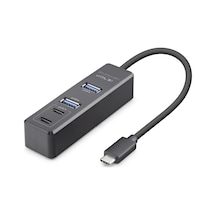 Type-c 3.2 Gen2 Hub 4 Port 10 Gbps Siyah Tu1009