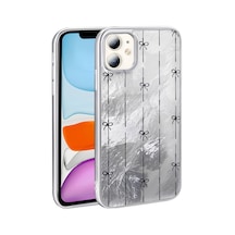 Kilifone - İphone 11 Uyumlu Kılıf Desenli Koruyucu Sert Mep Kapak - Küçük Fiyonk - T36899