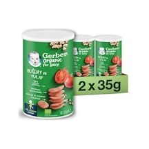 Gerber Organik Buğday ve Yulaflı Bebek Atıştırmalığı 2 x 35 G