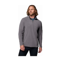 Columbia Klamath Range Iı Half Zip Erkek Polar Em6503 Gri Açık