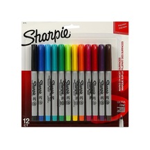 Sharpie Set Permanent Ultra Fine Uç 12 Li Fine Uçlu Keçeli Markör Kalem