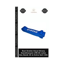 Özel Üretim Vücut Direnç Koordinasyon Lpb-45 Latex Güç Bandı 45 M Extra Sert 50 Çok Renkli