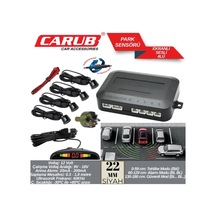 Carub Park Sensörü Ekranlı Sesli 22mm Siyah