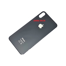 Tkgz Apple Uyumlu iPhone Xs Max Arka Kapak Cam Siyah