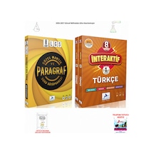 Paraf 8. Sınıf Lgs Sözel Mantık + İnteraktif Türkçe 2 Kitap Seti
