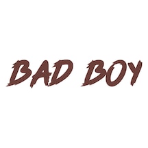 Bad Boy Araba Sticker 17x17 Cm Kahverengi