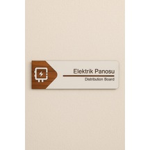 Elektrik Panosu Ofis Oda Kapı İsimliği Yönlendirme Tabelası Levhası Kişiselleştirilebilir