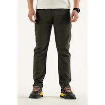 Souris Erkek Haki Slim Fit Dar Kesim Boru Paça Nefes Alan Likralı Esnek Kumaş Outdoor Pantolon