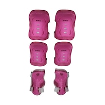Delta Your Saver Paten Kaykay Scooter Bisiklet Koruyucu Seti Large Pembe