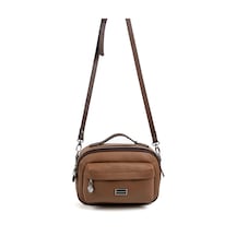 Çapraz Çanta Kadın Silver Polo 1186-48308 Sılver Polo Çapraz Bayan Çantası M86 Karamel-mat Kahve Çok Renkli