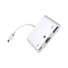 Microcase AL2474 Type-C to Ethernet USB Kamera Adaptörü Beyaz