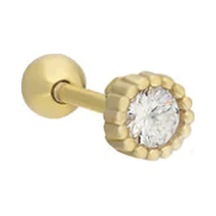 Zirkon Piercing 717121 Gold