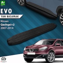 S-dizayn Nissan Qashqai +2 Evo Siyah Yan Basamak 183 Cm 2007-2014 A+ Kalite
