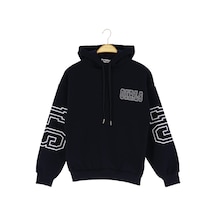 Kız Çocuk Sweatshirt Polarlı Lacivert