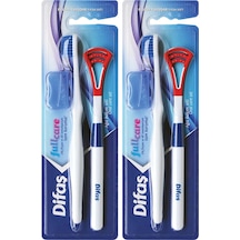 Difaş Ağız Bakım Seti Diş Fırçası + Dil Temizleyici 2li Paket