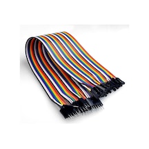 20cm 40 Pin Erkek Dişi Dupont Kablo Ayrılabilir 2.54mm 10 Renk Breadboard Atlama Kablosu Jumper