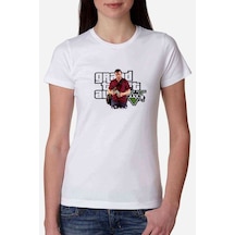 Gta V Michael De Santa Kadın Beyaz Tshirt