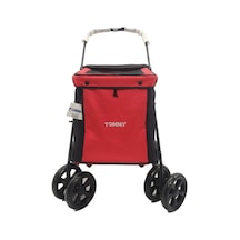 Tommy Evcil Hayvan Arabası Gri Kırmızı 102 62 105c Max 40kg