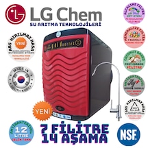 Lg Gold Siyah Kırmızı 12 Lt 7 Filtre 14 Aşama Su Arıtma Cihazı
