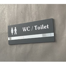 Soft Seri Minimal Pleksi WC Kapı İsimliği