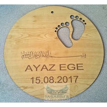 Syztasarim Bebek Odası Kapı Süsü (Sade)