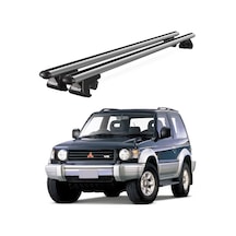 Venüs Mitsubishi Pajero 3d 1991-1998 Uyumlu Gri Ara Atkı Port Bagaj Tavan Barı