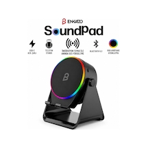 Büro Ev Ofis Hediyesi İçin Typec Şarjlı İndüksiyon Tema Soundpad Rgb Işıklı Bt Hoparlör