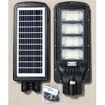 400w Solar Sokak Lambası Sensörlü, Kumandalı, Ip65 Su Geçirmez Güneş Enerjili Bahçe Aydınlatma